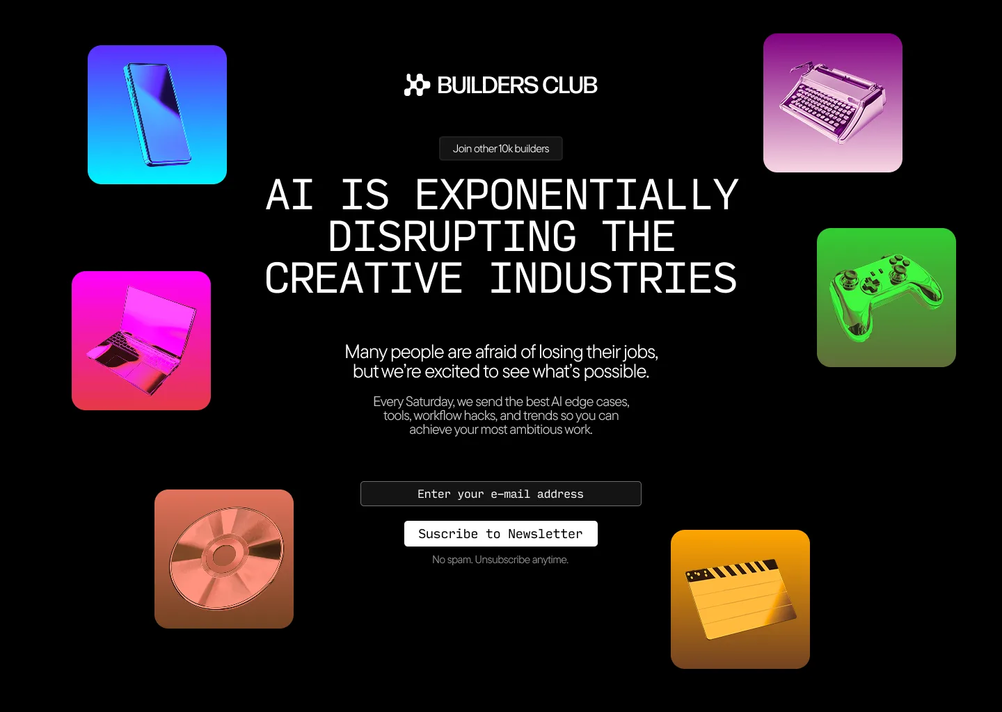 Proyecto Builders Club - Diseño web profesional Diseño de sitio web para Builders Club